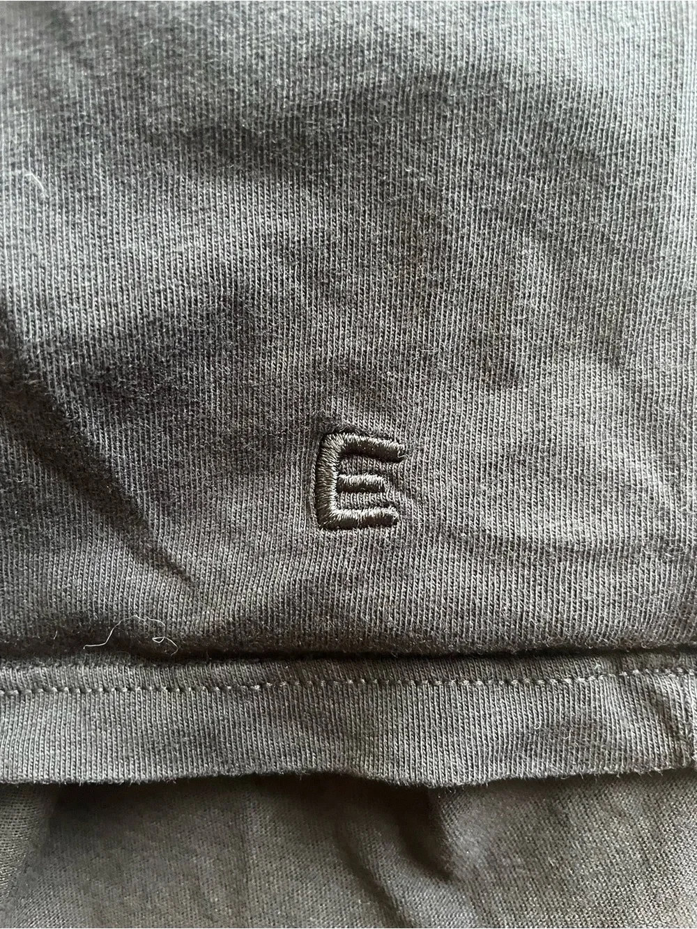 New Everlane Men Short-Sleeve Crew Tee Shirt Black Size XL - Picture 9 of 11